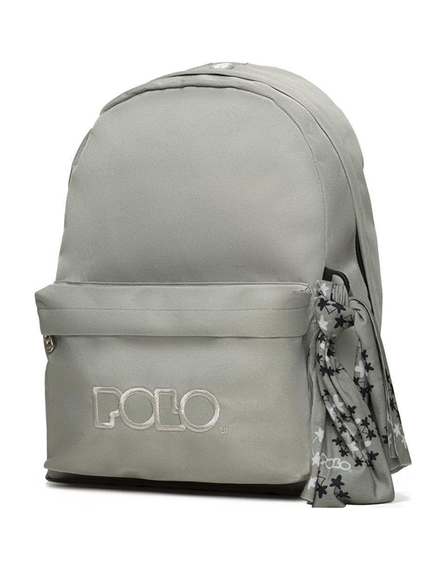 Polo Σχολική Τσάντα Πλάτης Με Μαντήλι 9011350900-2020 (Λαδί Aνοιχτό)