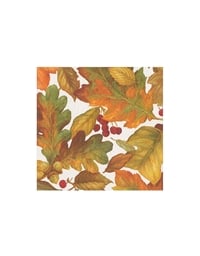 Χαρτοπετσέτες "Autumn Leaves" 12.5x12.5cm Caspari (20 τεμάχια)