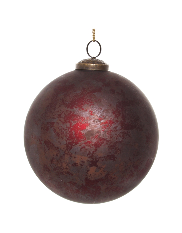 Xριστουγεννιάτικη Mπάλα Antique Red 13cm
