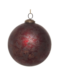 Xριστουγεννιάτικη Mπάλα Antique Red 13cm