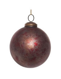 Xριστουγεννιάτικη Mπάλα Antique Red 10cm