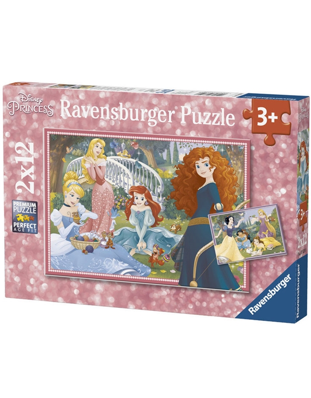 Puzzle "Πριγκίπισσες" 07620 Ravensburger (2 X 12 Kομμάτια)