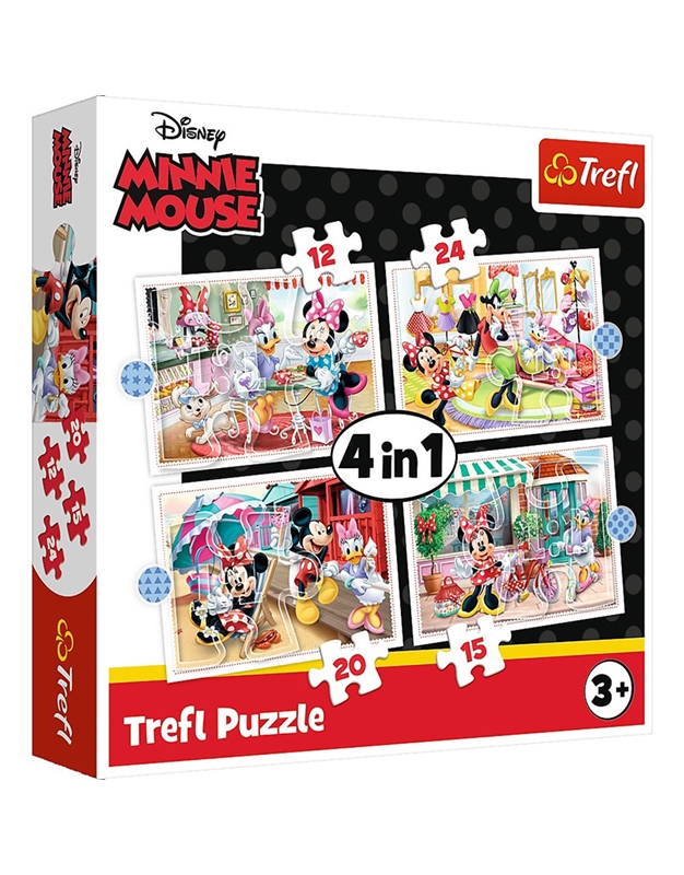 Puzzle Minnie 34355 Trefl  (12, 24, 15 και 20 Kομμάτια)