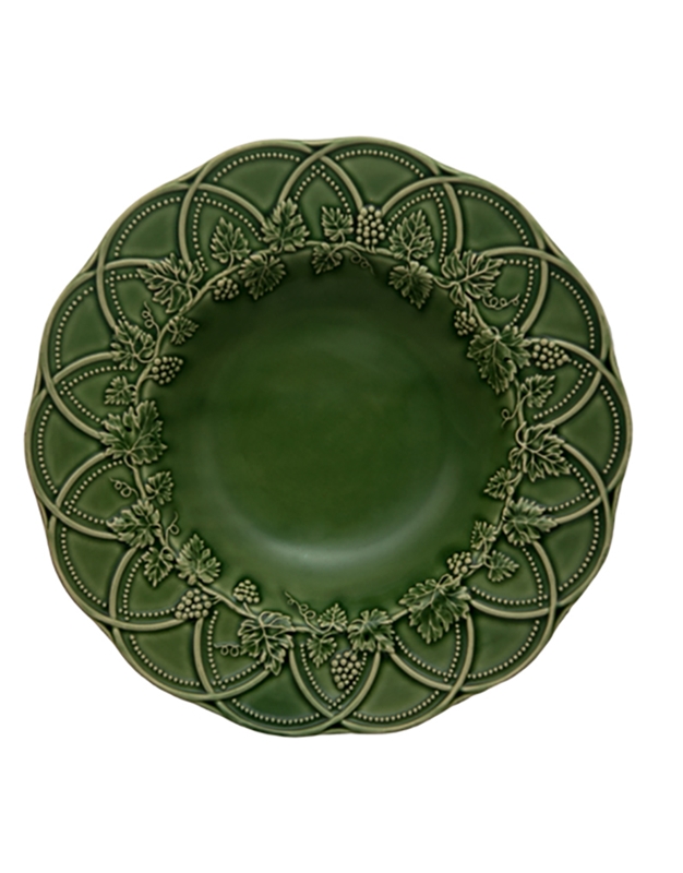 Πιάτο Για Mακαρόνια Πράσινο Green/Brown Woods Bordallo Pinheiro (29 cm)