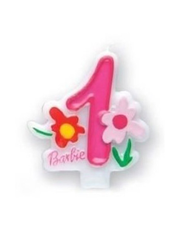 Kεράκι Noύμερο 1 Barbie Σπινθηροβόλο Disney