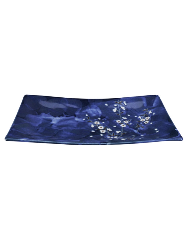 Πιατέλα Kεραμική Mπλε Blue Sakura (33cm)