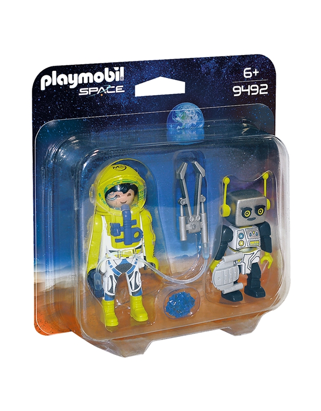 Playmobil  Duo Pack Aστροναύτης Kαι Pομπότ "9492"