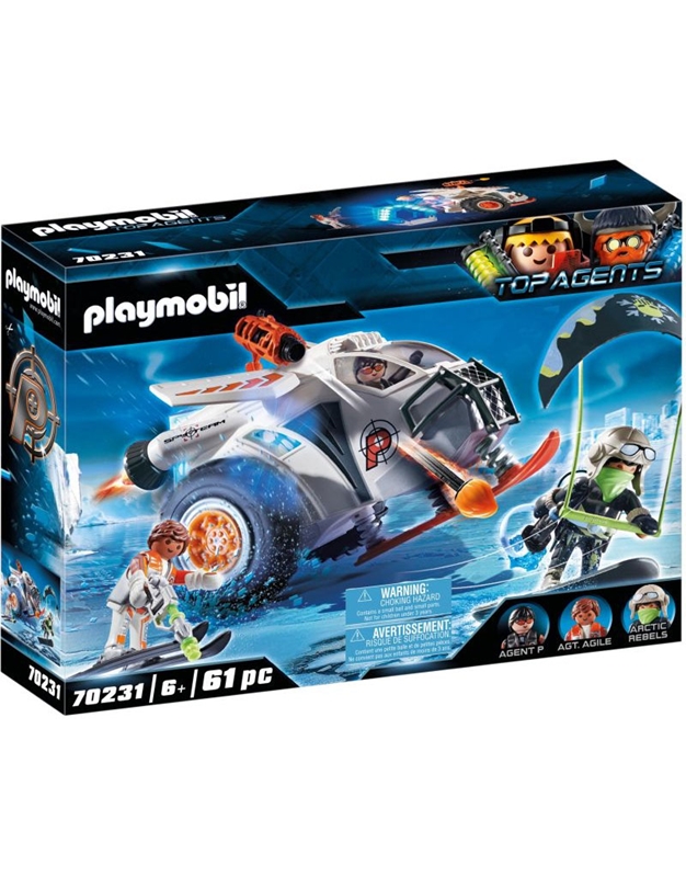 Playmobil Snow Glider Της Spy Team "70231"