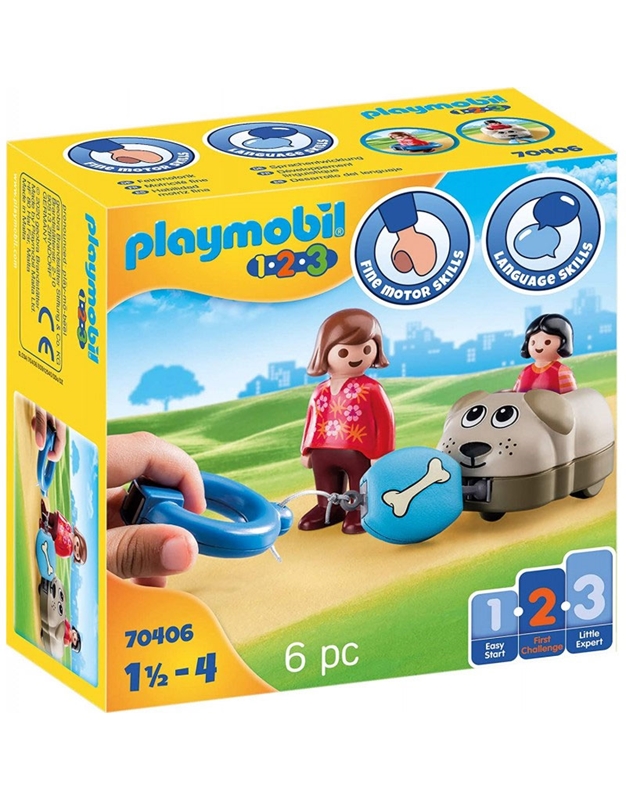 Playmobil Τρενάκι Με Βαγόνι-Σκυλάκι "70406"