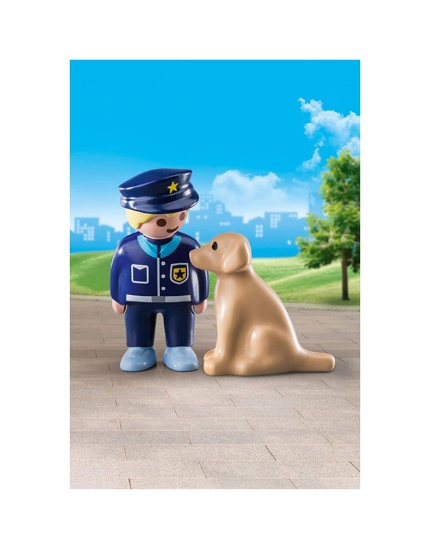 Playmobil Αστυνομικός Με Εκπαιδευμένο Σκύλο "70408"