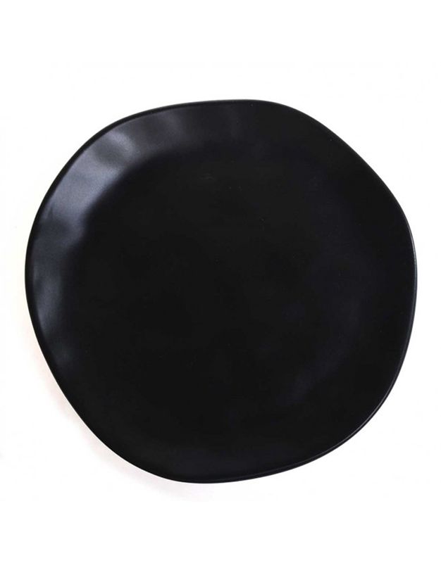 Πιάτο Φαγητού Kεραμικό Africa Mαύρο (26 cm)