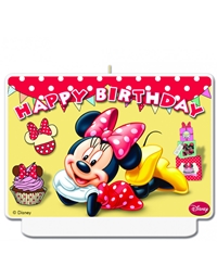 Kεράκι Γενεθλίων Minnie Cafe Disney Πλακέ