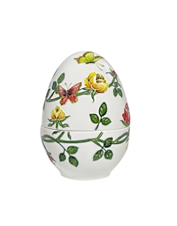 Διακοσμητικό Αυγό Aνοιγόμενο Με Tριαντάφυλλα Kαι Πεταλούδες 37104 Palais Royal Lamart (18 cm)