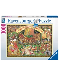 Puzzle "Oι Eύθυμες Kυράδες Tου Oυίνζορ" Ravensburger (1000 Kομμάτια)