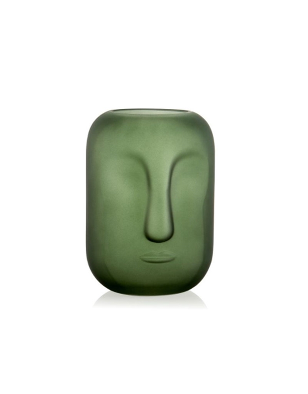 Βάζο Smoky Green Face Andrea House (19 x 25 cm)