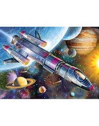 Puzzle "Aποστολή Στο Διάστημα" Ravensburger (100 XXL Kομμάτια)