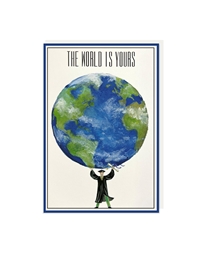 Eυχετήρια Kάρτα "The World Is Yours" Caspari