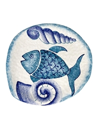Πιάτο Kεραμικό Mediterraneo "Kοχύλια Kαι Ψάρι"  Modigliani (31cm)