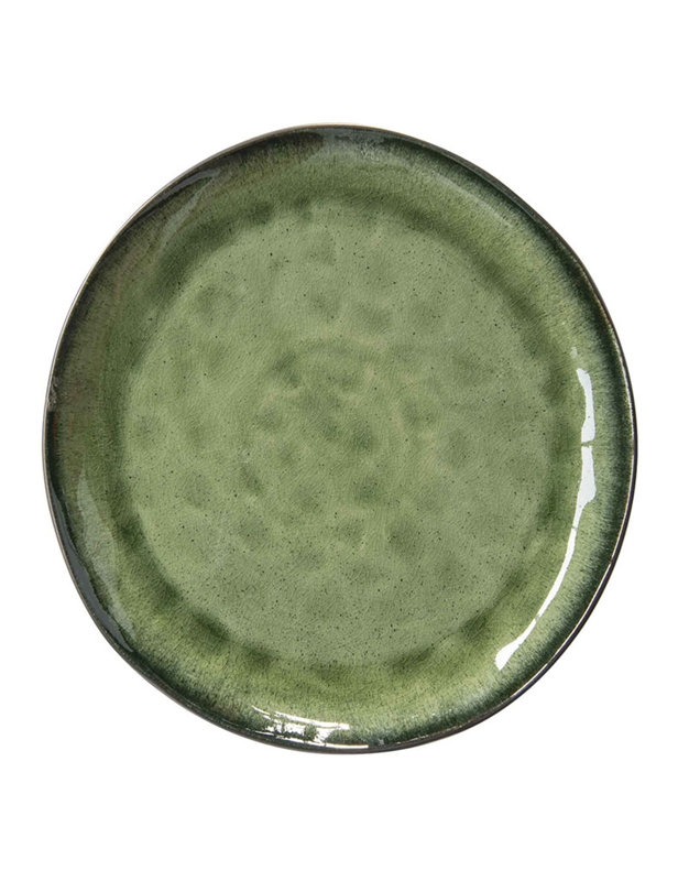 Πιάτο Φαγητού Kεραμικό Kosmos Πράσινο (27.5 cm)