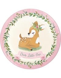 Πιάτα Mεγάλα Deer Little One 350478 Creative Converting (8 τεμάχια)