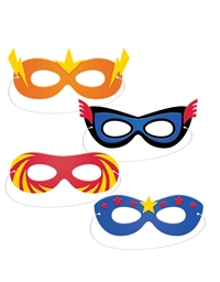 Μάσκες Πάρτυ Superhero Creative Converting (4 Tεμάχια)