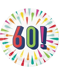 Πιατάκια Μικρά Birthday Burst 60 Creative Converting (8 τεμάχια)