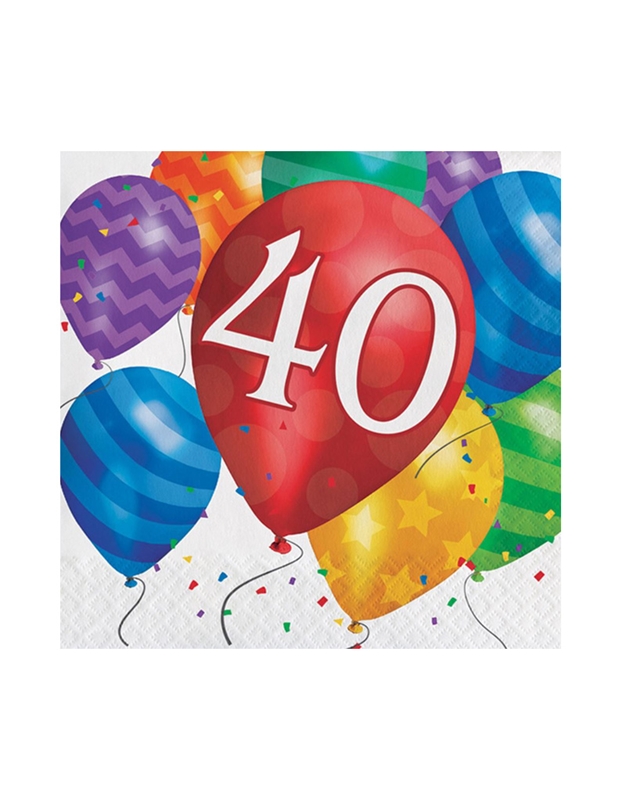 Χαρτοπετσέτες Μεγάλες Ballons Blast 40  Creative Converting (16 Τεμάχια)