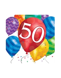 Χαρτοπετσέτες Μεγάλες Ballons Blast 50  Creative Converting (16 Τεμάχια)