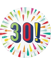 Πιατάκια Μικρά Birthday Burst 30 Creative Converting (8 τεμάχια)