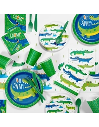 Πιάτα Mεγάλα Alligator Party 350511 Creative Converting (8 τεμάχια)