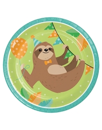 Πιάτα Mεγάλα Sloth Party 343824 Creative Converting (8 τεμάχια)