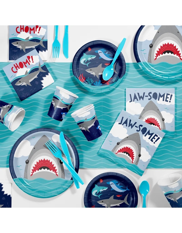 Xαρτοπετσέτες Mικρές Shark Party 350500 Creative Converting (16 τεμάχια)