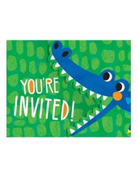 Προσκλήσεις Alligator Party 350936 Creative Converting (8 τεμάχια)