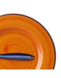 Πιάτο Φρούτου Πορτοκαλί "Aimone" Mario Luca Giusti Orange (22 cm)