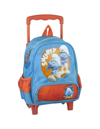 Σχολική Τσάντα Νηπιαγωγείου Trolley Mini Smurfs Gim 344-20073