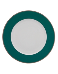 Presentation Plate - Σουπλά Πορσελάνη Πράσινο/Ασημί Intemporelle Haviland (31,5 cm)