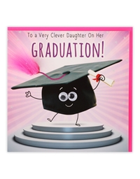 Ευχετήρια Κάρτα "Graduation" Girl Dancing  Hat Tracks Publishing Ltd