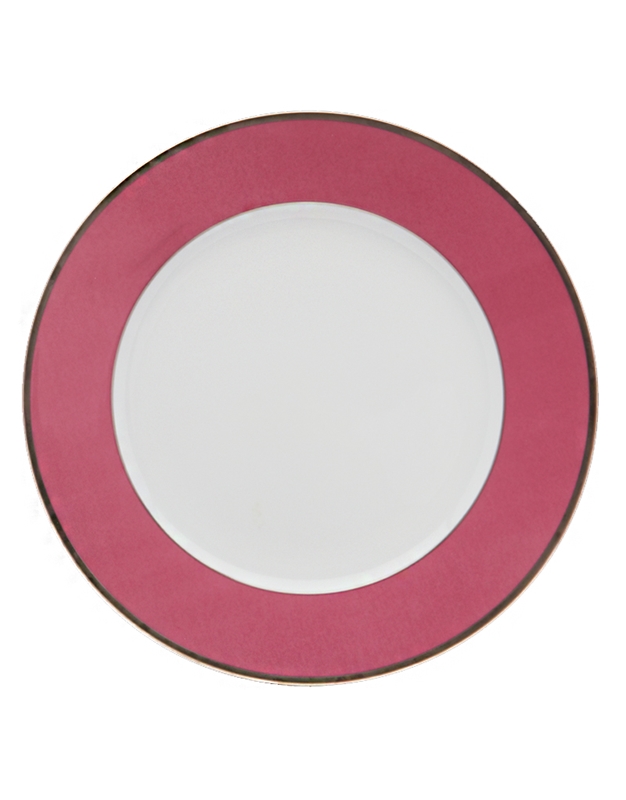 Πιάτο Παρουσίασης Πορσελάνη Ροζ/Ασημί Intemporelle Haviland (31,5 cm)