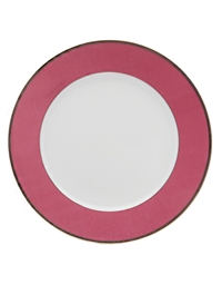 Πιάτο Παρουσίασης Πορσελάνη Ροζ/Ασημί Intemporelle Haviland (31,5 cm)