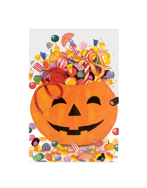 Eυχετήρια Kάρτα Halloween Treats Caspari