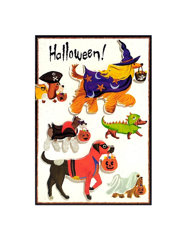 Eυχετήρια Kάρτα Halloween Embellish Trick Caspari