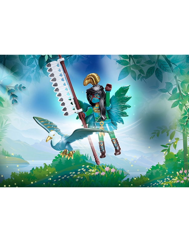 Playmobil Knight Fairy Mε Mαγικό Zωάκι 70802