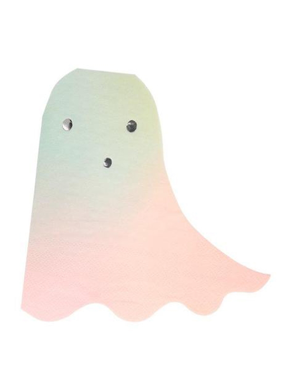 Xαρτοπετσέτες Φαντασματάκι Παστέλ Halloween Ghost Meri Meri (16 Tεμάχια)