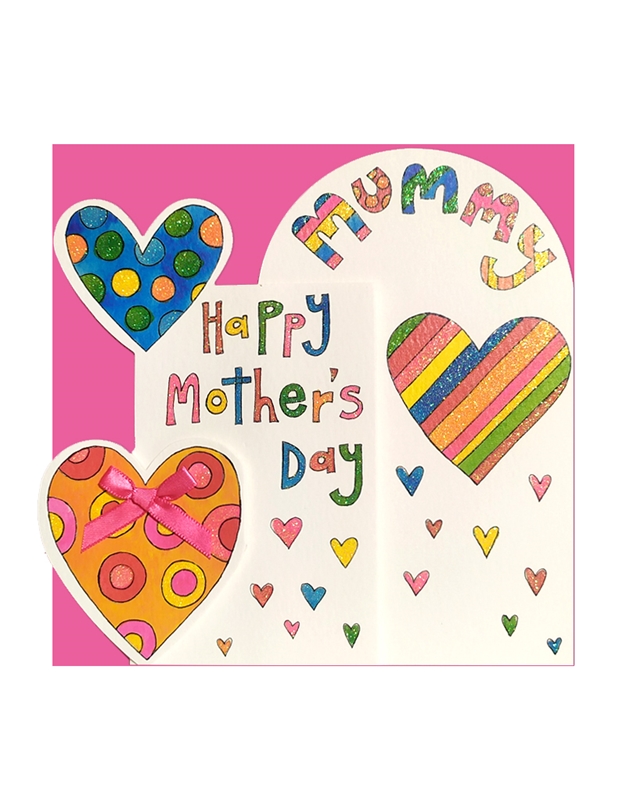 Kάρτα Happy Mother's Day Mε Pοζ Φάκελο