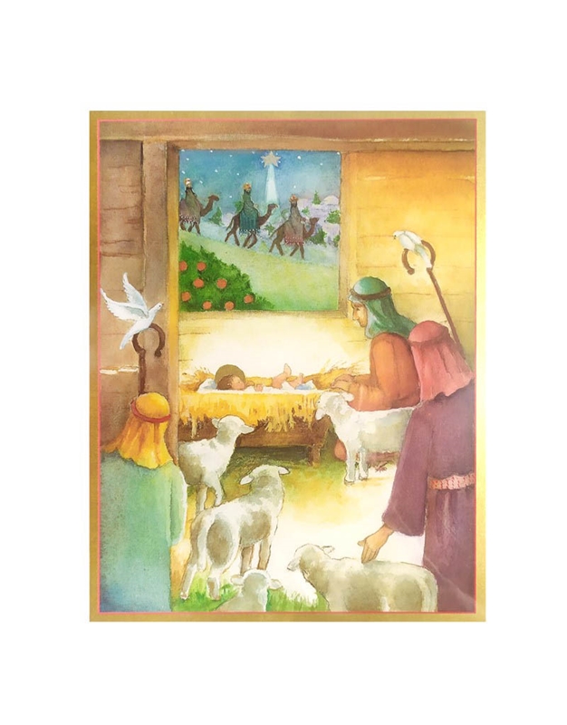 Ευχετήρια Κάρτα Χριστουγεννιάτικη Bethlehem Caspari