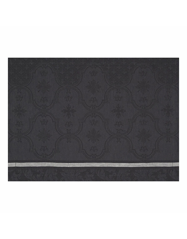Σουπλά Λινά Armoiries Black Le Jacquard Francais Σετ 4 τεμαχίων (50 cm)
