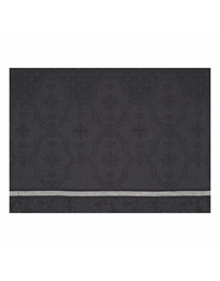 Σουπλά Λινά Armoiries Black Le Jacquard Francais Σετ 4 τεμαχίων (50 cm)