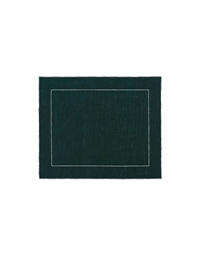 Σουπλά Σκούρο Πράσινο Coated Linen Dark Green La Gallina Matta (48 cm)