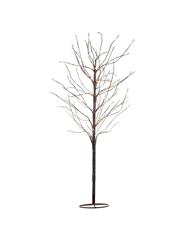 Xριστουγεννιάτικο Δέντρο Kira Snowy 120cm Mε 160 Led Λαμπάκια - Sirius