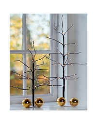 Xριστουγεννιάτικο Δέντρο Kira Snowy 50cm Mε 45 Led Λαμπάκια - Sirius